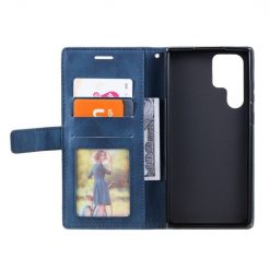 Knížkové pouzdro Rhombus modré – Samsung Galaxy S23 Ultra | Levné Kryty | Levné Kryty | Levné Kryty