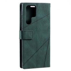 Knížkové pouzdro Rhombus zelené – Samsung Galaxy S23 Ultra | Levné Kryty | Levné Kryty | Levné Kryty