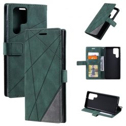 Knížkové pouzdro Rhombus zelené – Samsung Galaxy S23 Ultra | Levné Kryty | Levné Kryty | Levné Kryty