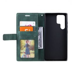Knížkové pouzdro Rhombus zelené – Samsung Galaxy S23 Ultra | Levné Kryty | Levné Kryty | Levné Kryty