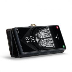 Multifunkční peněženkové pouzdro CaseMe Detachable černé – Samsung Galaxy S23 Ultra | Levné Kryty | Levné Kryty | Levné Kryty
