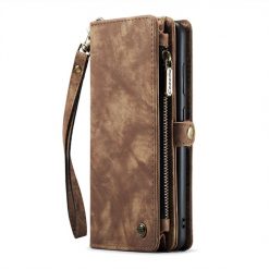 Multifunkční peněženkové pouzdro CaseMe Detachable hnědé – Samsung Galaxy S23 | Levné Kryty | Levné Kryty | Levné Kryty