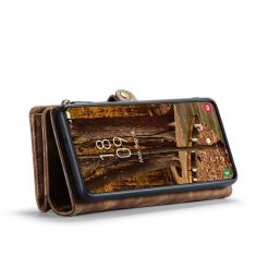 Multifunkční peněženkové pouzdro CaseMe Detachable hnědé – Samsung Galaxy S23 | Levné Kryty | Levné Kryty | Levné Kryty