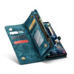 Multifunkční peněženkové pouzdro CaseMe Detachable modré – Samsung Galaxy S23 Ultra | Levné Kryty | Levné Kryty | Levné Kryty