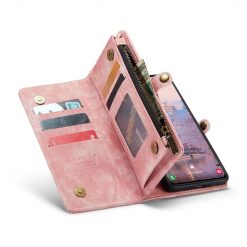 Multifunkční peněženkové pouzdro CaseMe Detachable růžové – Samsung Galaxy S23 | Levné Kryty | Levné Kryty | Levné Kryty