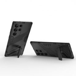 Odolný Kryt Punk armor case černý – Samsung Galaxy S23 Ultra | Levné Kryty | Levné Kryty | Levné Kryty
