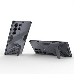 Odolný Kryt Punk armor case šedý – Samsung Galaxy S23 Ultra | Levné Kryty | Levné Kryty | Levné Kryty