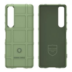 Odolný kryt Rugged Shield zelený – Sony Xperia 1 IV | Levné Kryty | Levné Kryty | Levné Kryty