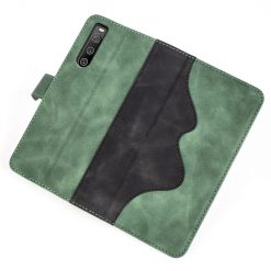 Peněženkové pouzdro Dual Wavy Case zelené – Sony Xperia 10 IV | Levné Kryty | Levné Kryty | Levné Kryty