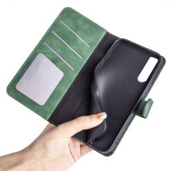 Peněženkové pouzdro Dual Wavy Case zelené – Sony Xperia 10 IV | Levné Kryty | Levné Kryty | Levné Kryty