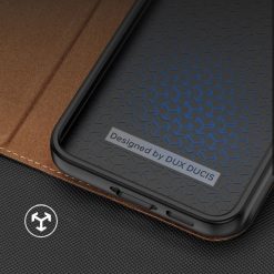 Peněženkové pouzdro Dux Ducis Skin X2 hnědé – Samsung Galaxy S23+ (S23 Plus) | Levné Kryty | Levné Kryty | Levné Kryty