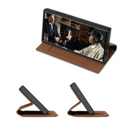 Peněženkové pouzdro Dux Ducis Skin X2 hnědé – Samsung Galaxy S23 Ultra | Levné Kryty | Levné Kryty | Levné Kryty