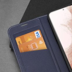 Peněženkové pouzdro Dux Ducis Skin X2 modré – Samsung Galaxy S23 | Levné Kryty | Levné Kryty | Levné Kryty