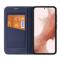 Peněženkové pouzdro Dux Ducis Skin X2 modré – Samsung Galaxy S23+ (S23 Plus) | Levné Kryty | Levné Kryty | Levné Kryty