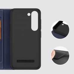 Peněženkové pouzdro Dux Ducis Skin X2 modré – Samsung Galaxy S23+ (S23 Plus) | Levné Kryty | Levné Kryty | Levné Kryty