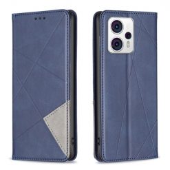 Knížkové pouzdro Rhombus modré – Motorola Moto G13 / G23 / G53 5G | Levné Kryty | Levné Kryty | Levné Kryty