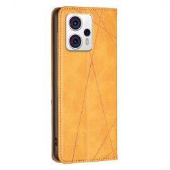 Knížkové pouzdro Rhombus žluté – Motorola Moto G13 / G23 / G53 5G | Levné Kryty | Levné Kryty | Levné Kryty