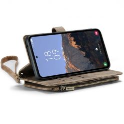Multifunkční peněženkové pouzdro CaseMe hnědé – Samsung Galaxy A54 5G | Levné Kryty | Levné Kryty | Levné Kryty
