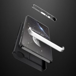 Ochranný kryt 360 Protection černo-stříbrný – Realme C30 | Levné Kryty | Levné Kryty | Levné Kryty