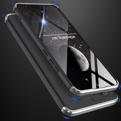 Ochranný kryt 360 Protection černo-stříbrný – Realme C30 | Levné Kryty | Levné Kryty | Levné Kryty