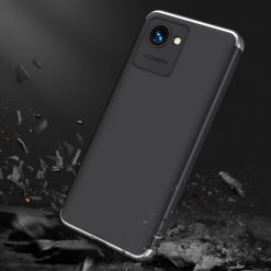 Ochranný kryt 360 Protection černo-stříbrný – Realme C30 | Levné Kryty | Levné Kryty | Levné Kryty