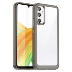 Ochranný kryt Colorful Acrylic case transparentno-šedý – Samsung Galaxy A34 5G