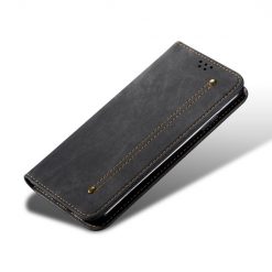 Peněženkové pouzdro Denim Texture černé – Samsung Galaxy A54 5G | Levné Kryty | Levné Kryty | Levné Kryty