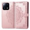 Peněženkové pouzdro Embossing Pattern Mandala Flower modré – Xiaomi 13 | Levné Kryty | Levné Kryty | Levné Kryty
