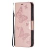Peněženkové pouzdro Embossing Pattern Motyl modré – Samsung Galaxy A54 5G | Levné Kryty | Levné Kryty | Levné Kryty
