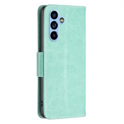 Alternative view of Peněženkové pouzdro Embossing Pattern Motyl zelené – Samsung Galaxy A54 5G