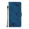 Peněženkové pouzdro Embossing Pattern Square červené – Motorola Moto G13 / G23 / G53 5G | Levné Kryty | Levné Kryty | Levné Kryty