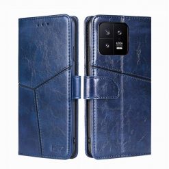 Alternative view of Peněženkové pouzdro Geometric Stitching case modré – Xiaomi 13