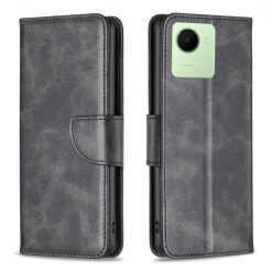 Peněženkové pouzdro Retro Lambskin černé – Realme C30 | Levné Kryty | Levné Kryty | Levné Kryty