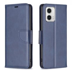 Peněženkové pouzdro Retro Lambskin modré – Motorola Moto G73 5G | Levné Kryty | Levné Kryty | Levné Kryty