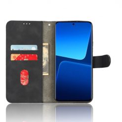 Peněženkové pouzdro Solid černé – Xiaomi 13 Pro | Levné Kryty | Levné Kryty | Levné Kryty