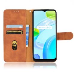 Peněženkové pouzdro Solid hnědé – Realme C30 | Levné Kryty | Levné Kryty | Levné Kryty