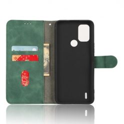 Peněženkové pouzdro Solid zelené – Nokia C31 | Levné Kryty | Levné Kryty | Levné Kryty