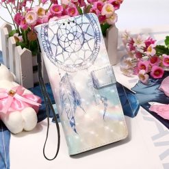 Knížkové pouzdro Trendy Colored case Lapač snů a klíč – Samsung Galaxy A54 5G | Levné Kryty | Levné Kryty | Levné Kryty