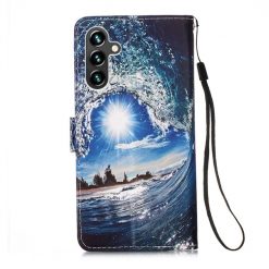 Knížkové pouzdro Trendy Cross case Vlna – Samsung Galaxy A54 5G | Levné Kryty | Levné Kryty | Levné Kryty