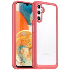 Ochranný kryt Colorful Acrylic case červený – Samsung Galaxy A14 4G/5G