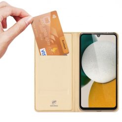 Peněženkové pouzdro Dux Ducis Skin Pro zlaté – Samsung Galaxy A34 5G | Levné Kryty | Levné Kryty | Levné Kryty