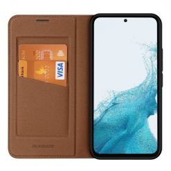 Peněženkové pouzdro Dux Ducis Skin X2 hnědé – Samsung Galaxy A54 5G | Levné Kryty | Levné Kryty | Levné Kryty