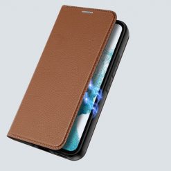 Peněženkové pouzdro Dux Ducis Skin X2 hnědé – Samsung Galaxy A54 5G | Levné Kryty | Levné Kryty | Levné Kryty