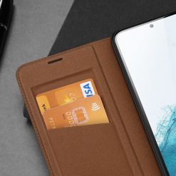 Peněženkové pouzdro Dux Ducis Skin X2 hnědé – Samsung Galaxy A54 5G | Levné Kryty | Levné Kryty | Levné Kryty