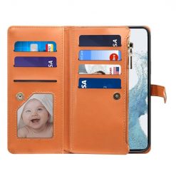 Peněženkové pouzdro Eseble Star Wallet case hnědé – Samsung Galaxy A54 5G | Levné Kryty | Levné Kryty | Levné Kryty
