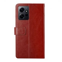 Alternative view of Peněženkové pouzdro Geometric Pattern case hnědé – Xiaomi Redmi Note 12 (4G)