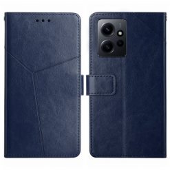 Peněženkové pouzdro Geometric Pattern case modré – Xiaomi Redmi Note 12 (4G) | Levné Kryty | Levné Kryty | Levné Kryty