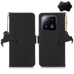 Peněženkové pouzdro RFID Leather case černé – Xiaomi 13 | Levné Kryty | Levné Kryty | Levné Kryty