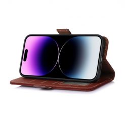 Peněženkové pouzdro RFID Leather case hnědé – Xiaomi 13 Pro | Levné Kryty | Levné Kryty | Levné Kryty