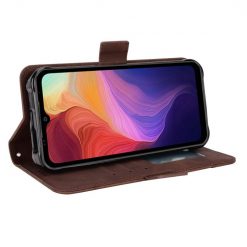 Peněženkové pouzdro Slots case hnědé – Ulefone Power Armor 14 / 14 Pro | Levné Kryty | Levné Kryty | Levné Kryty